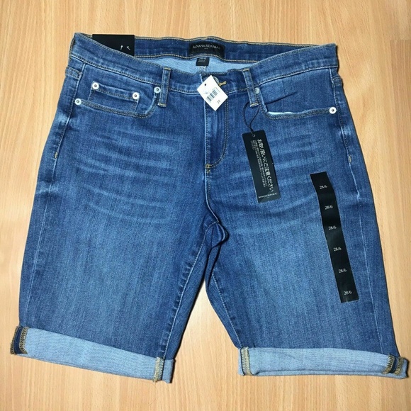 Banana Republic Pants - Banana Republic Denim Bermuda Shorts 10" Med Wash